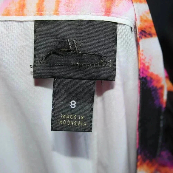 Worthington Pleated Colorful Skirt Side Zipper Size 8 NWOT - Picture 8 of 11